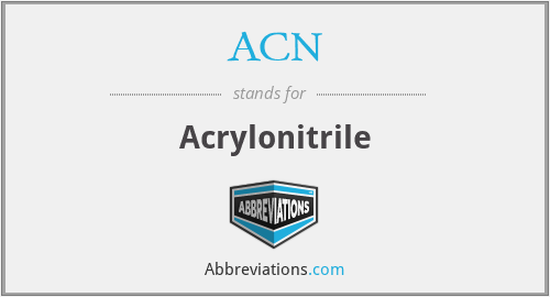 ACN - Acrylonitrile