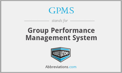 GPMS - Group Performance Management System