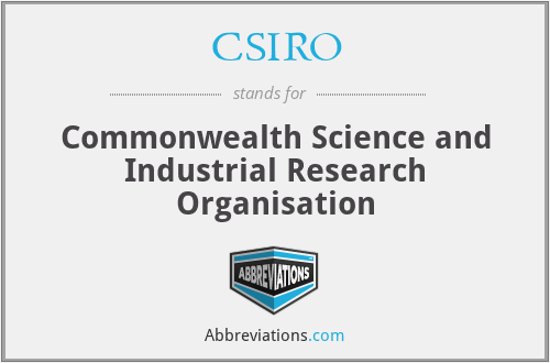 CSIRO - Commonwealth Science and Industrial Research Organisation
