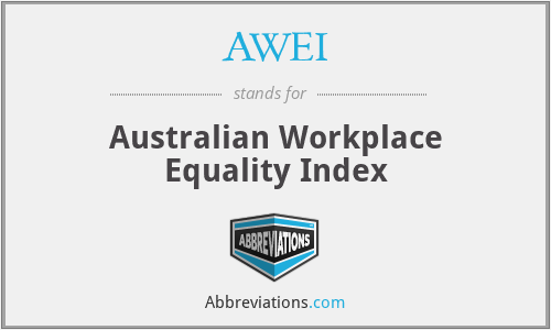 AWEI - Australian Workplace Equality Index