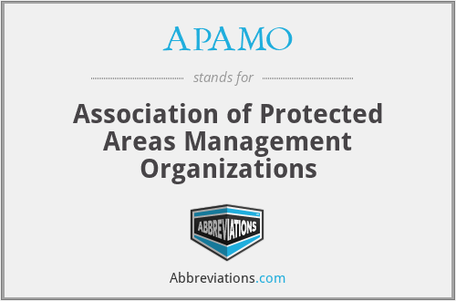 APAMO - Association of Protected Areas Management Organizations
