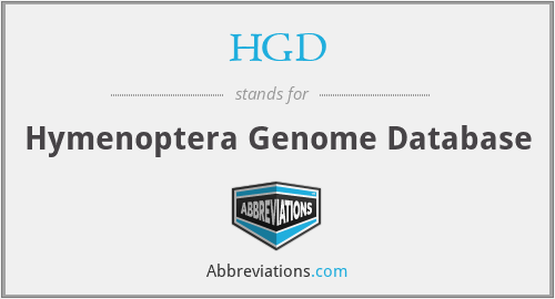 HGD - Hymenoptera Genome Database