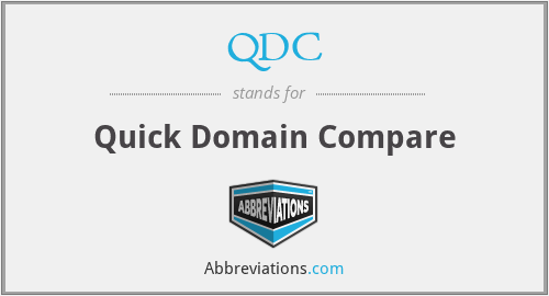 QDC - Quick Domain Compare