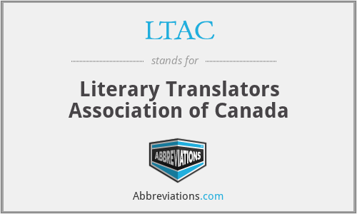 LTAC - Literary Translators Association of Canada