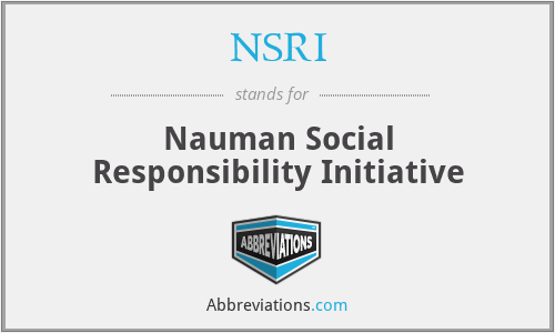 NSRI - Nauman Social Responsibility Initiative