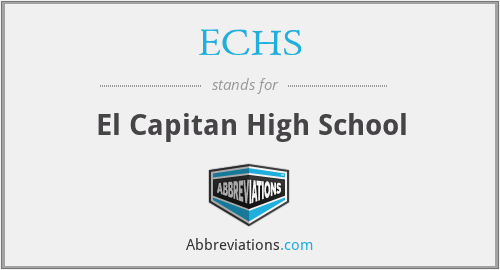 ECHS - El Capitan High School
