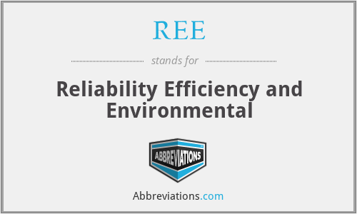 REE - Reliability Efficiency and Environmental