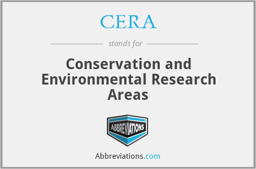 CERA - Conservation and Environmental Research Areas