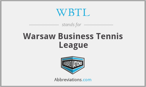 WBTL - Warsaw Business Tennis League