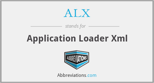 ALX - Application Loader Xml