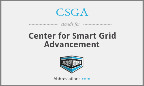 CSGA - Center for Smart Grid Advancement