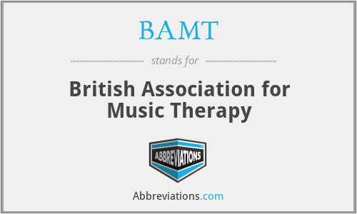 BAMT - British Association for Music Therapy