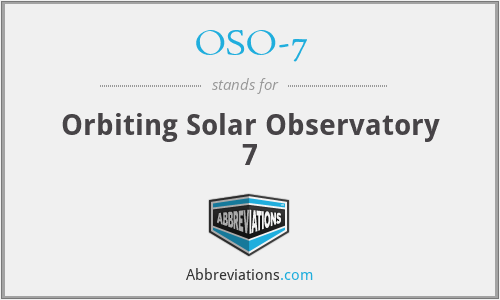OSO-7 - Orbiting Solar Observatory 7