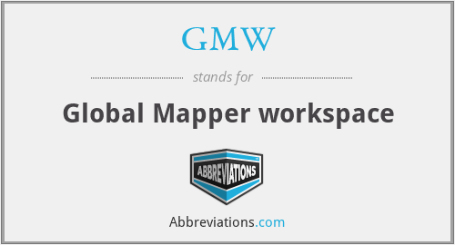 GMW - Global Mapper workspace