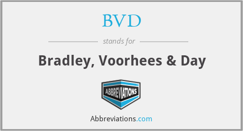 BVD - Bradley, Voorhees & Day