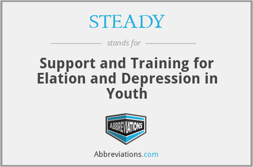 STEADY - Support and Training for Elation and Depression in Youth