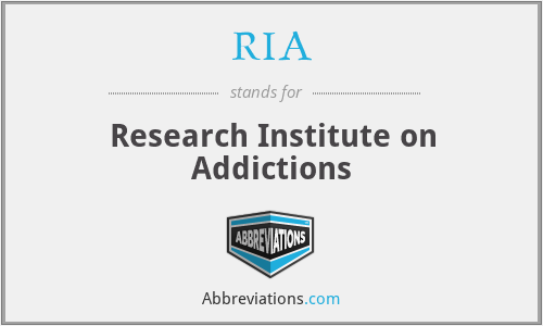 RIA - Research Institute on Addictions