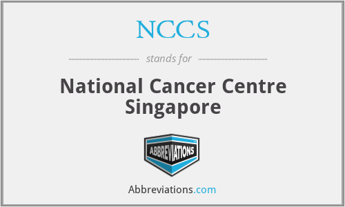 NCCS - National Cancer Centre Singapore