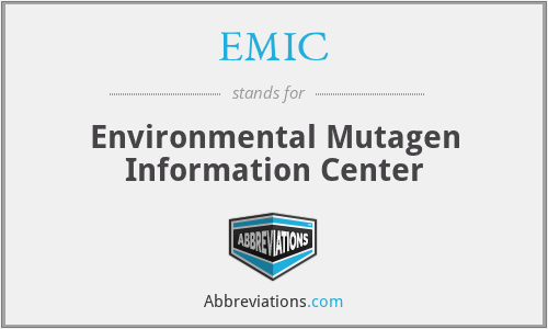 EMIC - Environmental Mutagen Information Center