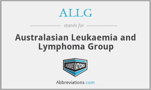 ALLG - Australasian Leukaemia and Lymphoma Group