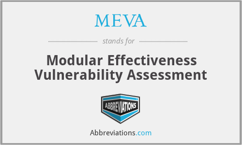 MEVA - Modular Effectiveness Vulnerability Assessment