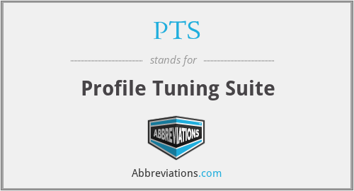 PTS - Profile Tuning Suite