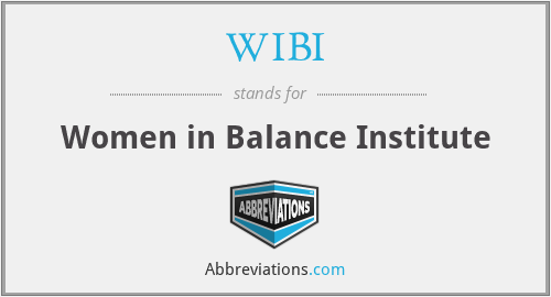 WIBI - Women in Balance Institute