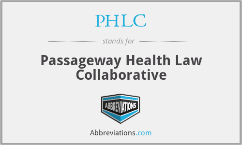 PHLC - Passageway Health Law Collaborative