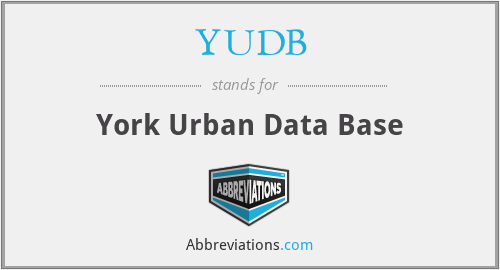 YUDB - York Urban Data Base
