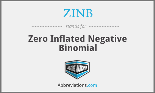 ZINB - Zero Inflated Negative Binomial