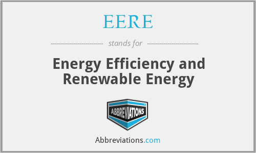 EERE - Energy Efficiency and Renewable Energy