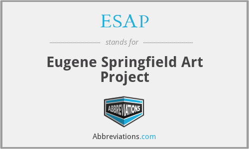 ESAP - Eugene Springfield Art Project