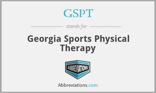 GSPT - Georgia Sports Physical Therapy