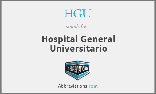 HGU - Hospital General Universitario