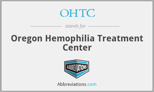 OHTC - Oregon Hemophilia Treatment Center