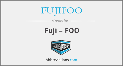 FUJIFOO - Fuji – FOO