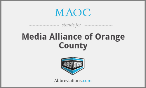 MAOC - Media Alliance of Orange County