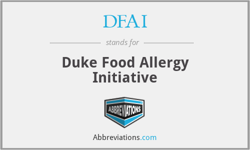 DFAI - Duke Food Allergy Initiative