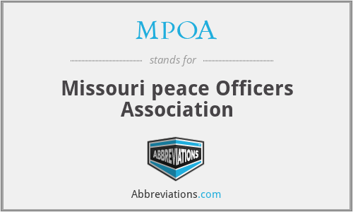 MPOA - Missouri peace Officers Association