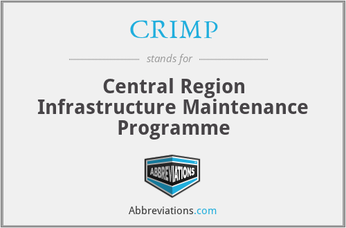 CRIMP - Central Region Infrastructure Maintenance Programme