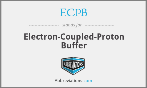ECPB - Electron-Coupled-Proton Buffer