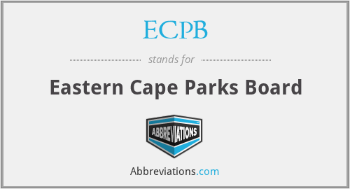 ECPB - Eastern Cape Parks Board