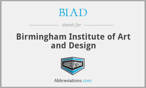 BIAD - Birmingham Institute of Art and Design