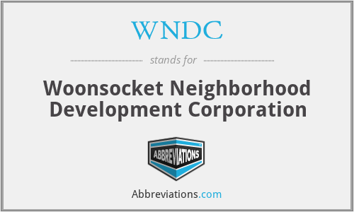 WNDC - Woonsocket Neighborhood Development Corporation