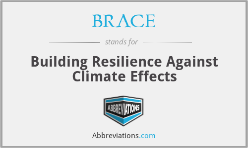 BRACE - Building Resilience Against Climate Effects