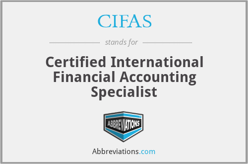 CIFAS - Certified International Financial Accounting Specialist