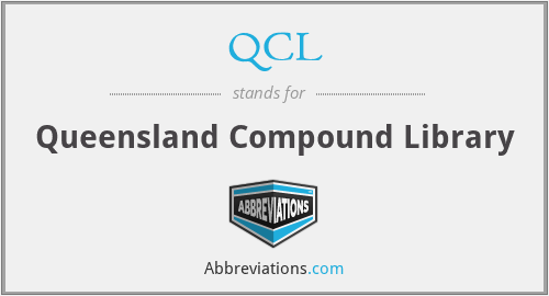 QCL - Queensland Compound Library