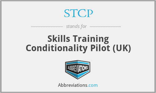 STCP - Skills Training Conditionality Pilot (UK)