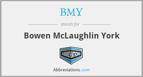 BMY - Bowen McLaughlin York
