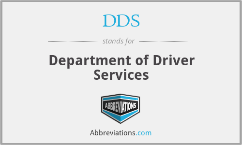 DDS - Department of Driver Services